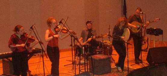 Cathie Ryan and band in Virginia Beach, 3/18/05