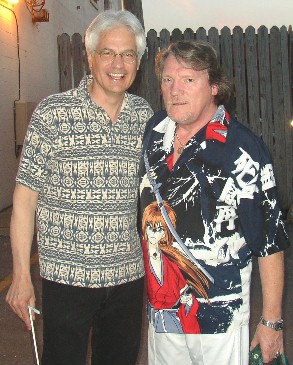 Jim Newsom & Brian Auger, June 2004